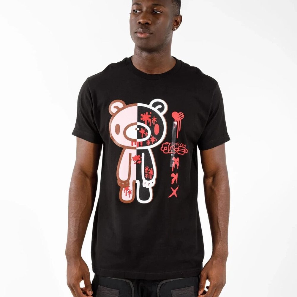 Gloomy Bear Mens Gloomy Bear The Naughty Grizzly Anime Shirt New Small